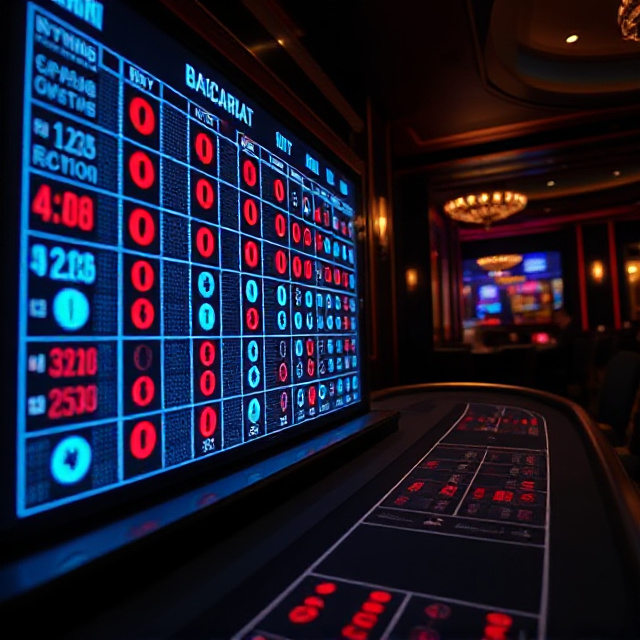 Baccarat roadmap scorecard guide on Asia Gaming live tables