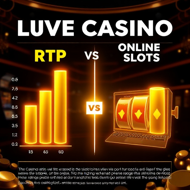 RTP and house edge comparison of live casino and slots