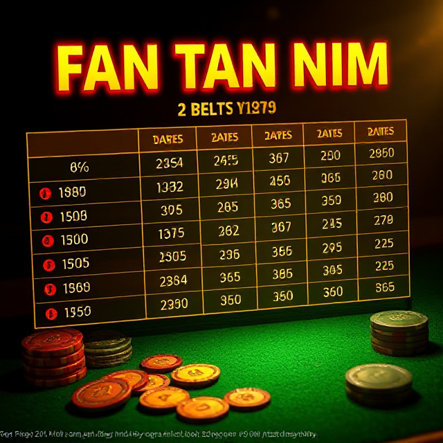 Fan Tan Nim bet payouts and odds on Asia Gaming