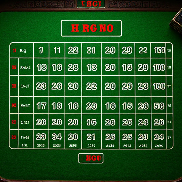 Sic Bo Hi-Lo betting grid and payout odds on Asia Gaming