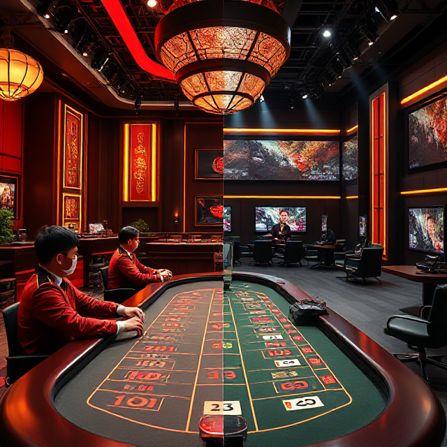 Evolution Gaming vs Asia Gaming live dealer providers compared