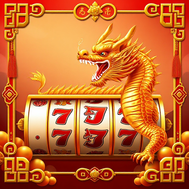 Divine Dragon Fortune online slot game with golden dragon jackpot theme, a top Asia Gaming Southeast Asia slot