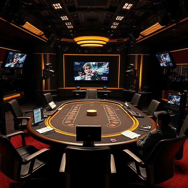 Multi-camera angles and dynamic lighting in live dealer studios