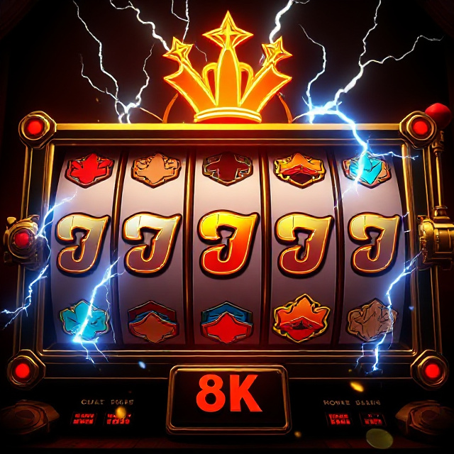 High volatility slot reels with jackpot symbols