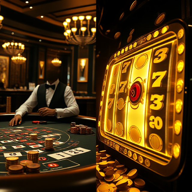 Live casino vs online slots comparison guide