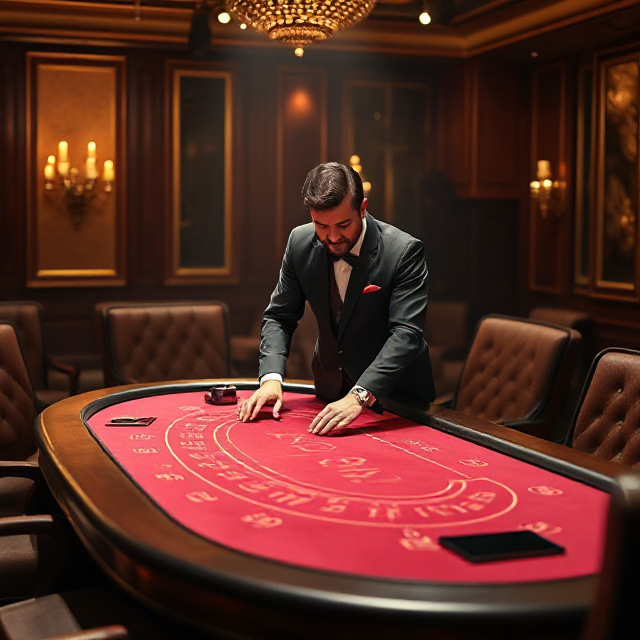 Customized high betting limits on a VIP baccarat table