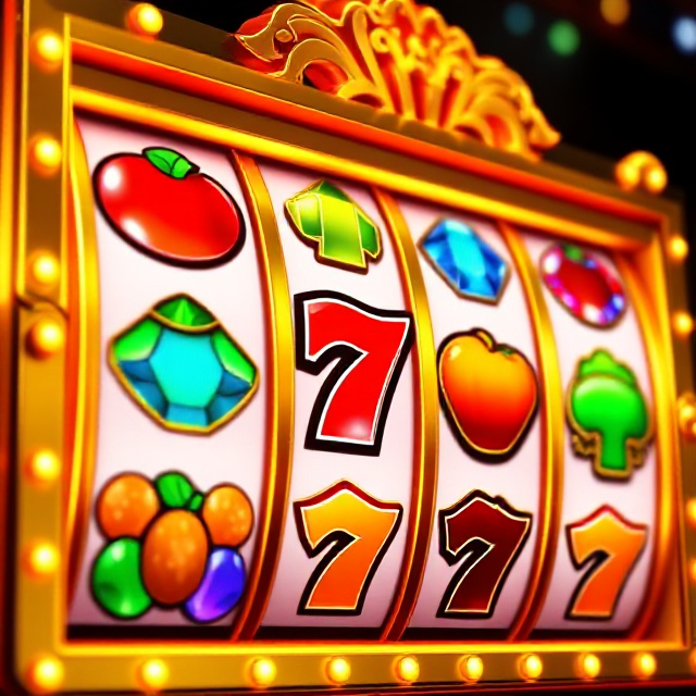Vibrant online slot reels with jackpot symbols