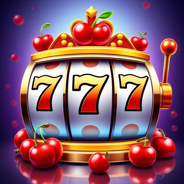 Lucky Fruits 777 classic fruit online slot game with cherries and lucky seven